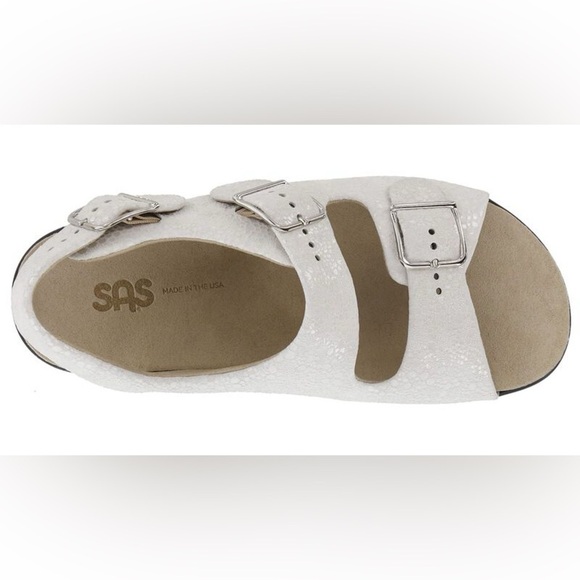 SAS Tripad Women's Size 10M Comfort Relaxed Brown Leather Sandals Strap Buckles - Picture 3 of 16